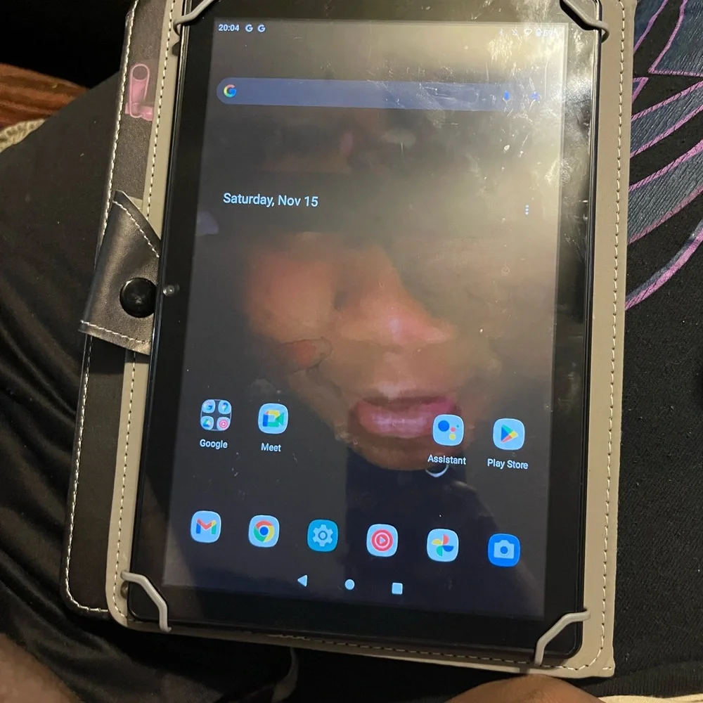 Black Tablet with Case